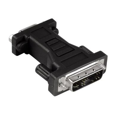 Адаптер DVI HAMA H-34623,  VGA (f) -  DVI (m),  0.05м,  блистер,  черный [00034623]