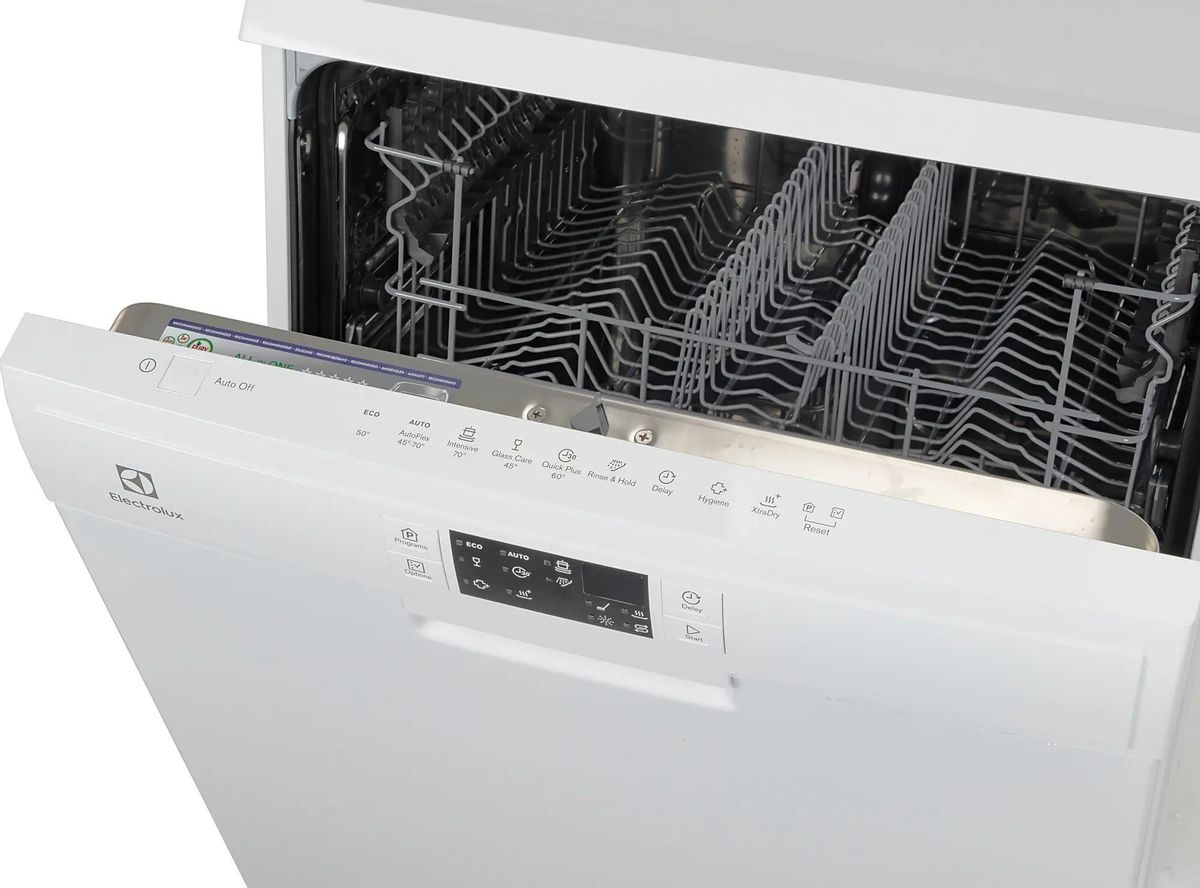 Посудомоечная машина Electrolux ESF9552LOW, полноразмерная, напольная,  60см, загрузка 13 комплектов, белая – купить в Ситилинк | 1052456