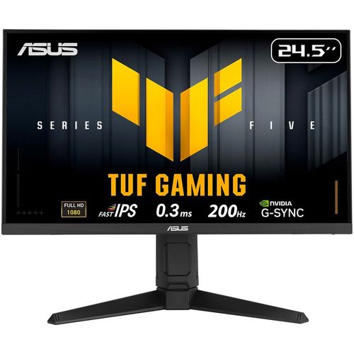 24.5" Монитор ASUS TUF Gaming VG259QL5A, 1920x1080, IPS, 200Гц, 2хHDMI, 1хDP, черный [90lm0bk0-b01o71]
