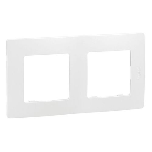 Рамка Legrand (672502) накладная 2шт ABS пластик белый