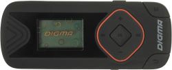 MP3 плеер Digma R3 flash, 8ГБ, черный