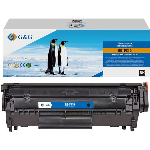 Картридж G&G GG-FX10, Q2612A/FX9/FX10, черный / GG-FX10