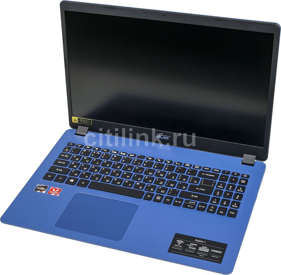 Ноутбук Acer Aspire 3 A315-42-R2CF NX.HHNER.005, 15.6, AMD Ryzen 3 3200U  2.6ГГц, 2-ядерный, 8ГБ DDR4, 128ГБ SSD, AMD Radeon Vega 3, Eshell, синий(плохая  упаковка) – купить в Ситилинк | 1415624