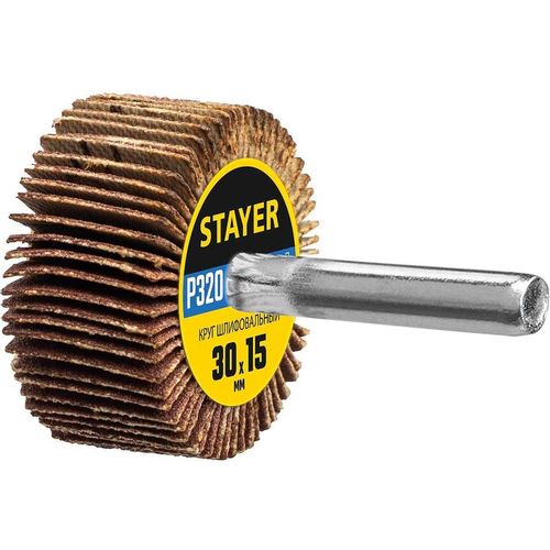 Лепестковый шлифкруг Stayer 36606-320, универсальный