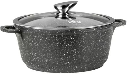 Кастрюля 7.3л LARA Rio LR02-207, алюминиевая, с крышкой