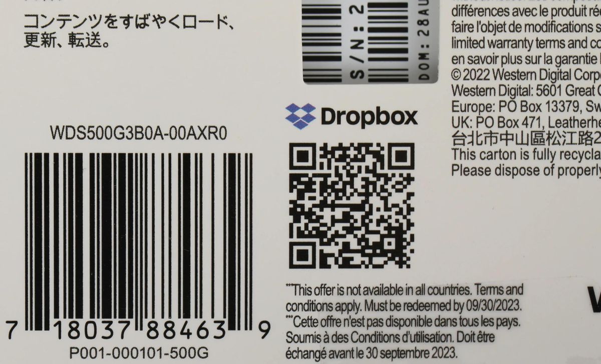Wds500g sale