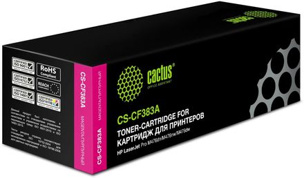 Картридж Cactus CS-CF383A, CF383A, пурпурный / CS-CF383A
