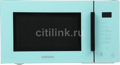 Микроволновая печь Samsung MG23T5018AN/BW, 800Вт, 23л, мятный /черный ...