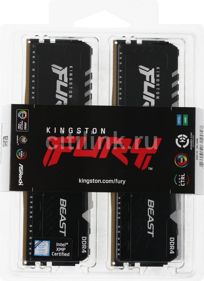 Kingston fury rgb 32. Kingston Fury Beast Black RGB [kf436c18bbak2/32] 32 ГБ. Оперативная память Kingston Fury Beast RGB kf436c18bbak2/32. Kingston Fury Beast RGB kf436c18bbak2/32 ddr4 - 2x 16гб 3600. Kingston Fury Beast Black RGB ddr4 16gb.