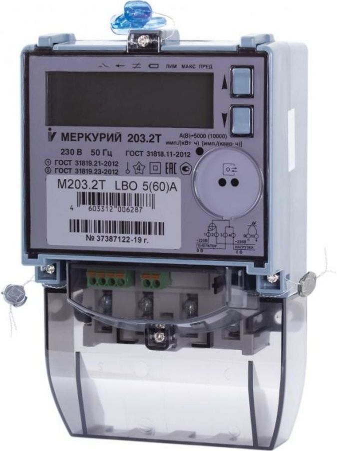Обзор товара счетчик электроэнергии ИНКОТЕКС Меркурий, 1-фазный ...