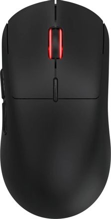 Мышь беспроводная Defender Elite, игровая, Bluetooth/Радио, оптическая, USB, USB-C, 26000dpi, черный и темно-серый [52212]