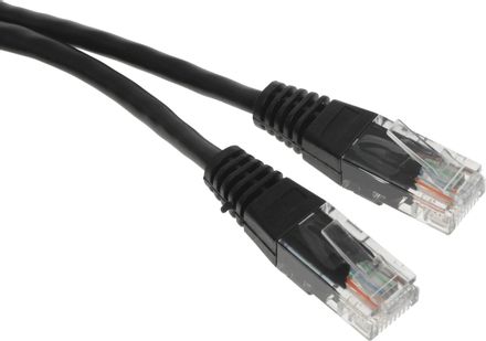 Патч-корд LanMaster вилка RJ-45,  вилка RJ-45,  кат.5E,  ПВХ,  5м,  черный [twt-45-45-5.0-bk]