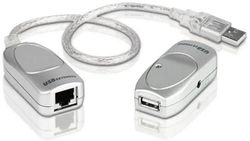 Изображение товара Кабель-удлинитель USB ATEN UCE60-AT, USB (m) (прямой) - RJ-45 (f) (прямой), 1м, белый Изображение товара Кабель-удлинитель USB ATEN UCE60-AT, USB (m) (прямой) - RJ-45 (f) (прямой), 1м, белый