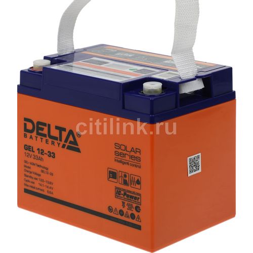 Аккумуляторная батарея Delta GEL 12-33 для ИБП, 12В, 33Ач