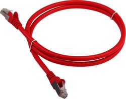 Патч-корд LanMaster вилка RJ-45, вилка RJ-45, кат.6, LSZH, 2м, красный