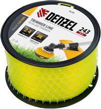 Изображение товара Леска для садовых триммеров DENZEL 96298 2.4мм 243м