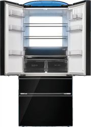 Холодильник трехкамерный MAUNFELD MFF190NFDB01 Total No Frost, French Door, инверторный