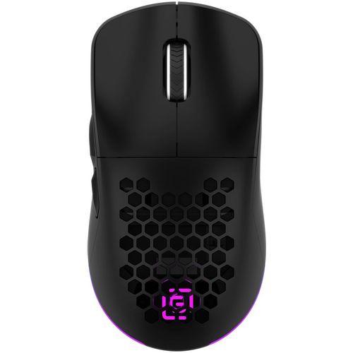 Мышь беспроводная Oklick 900GMW, игровая, Bluetooth/Радио, оптическая, USB, 26000dpi, черный Сенсор PixArt PAW3395. Три режима подключения - 2,4G + BlueTooth + провод, 600 mAh, 50 млн кликов, RGB. ПО для дополнительной настройки. [1796786]