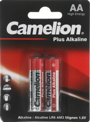 Изображение товара Батарейка CAMELION LR6-BP2 AA щелочная 2700 мАч (2 шт.) Изображение товара Батарейка CAMELION LR6-BP2 AA щелочная 2700 мАч (2 шт.)