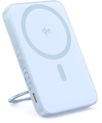 Внешний аккумулятор (Power Bank) BASEUS PicoGo,  5000мAч,  голубой