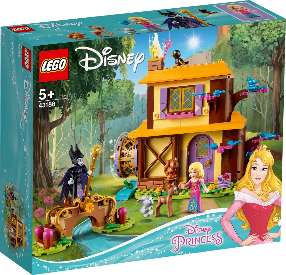 Конструктор Lego Disney Princess Лесной домик Спящей красавицы, 43188 –  купить в Ситилинк | 1443418