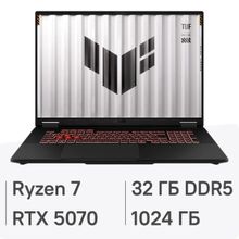 Изображение товара Игровой ноутбук ASUS TUF Gaming A18 FA808UP-S8051 с AMD Ryzen 7 и NVIDIA RTX 5070
