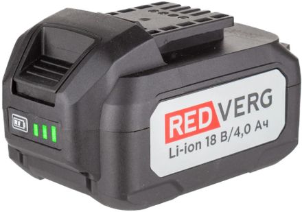 Батарея аккумуляторная REDVERG 730021, 18В, 4Ач, Li-Ion