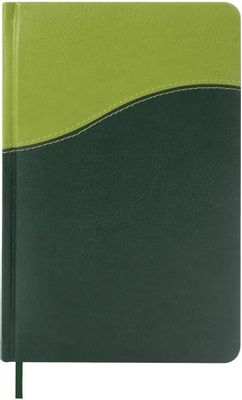 Ежедневник BRAUBERG Bond недатированный,  A5,  160лист.,  белые страницы,  зеленый/ салатовый