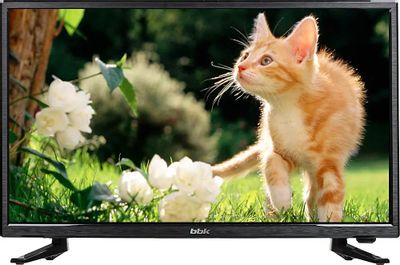 Обзор товара 24" Телевизор BBK 24LEM-1027/FT2C, FULL HD, черный ...