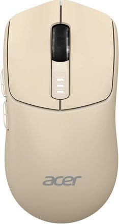 Мышь беспроводная Acer OMR312, Bluetooth/Радио, оптическая, USB, 3200dpi, бежевый [zl.mcecc.037]