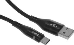 Кабель Hoco U93 Shadow Type-C, USB Type-C (m) - USB (m), 1.2м, черный