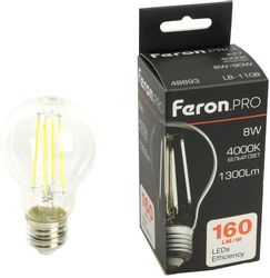 Упаковка ламп LED FERON E27, шар, 8Вт, 10 шт.