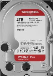Жесткий диск WD Red Plus WD40EFPX, 4ТБ