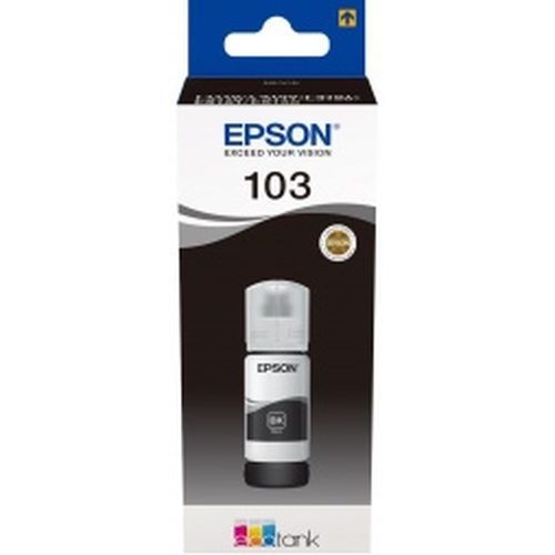 Чернила Epson 103 C13T00S14A, для Epson, 65мл, черный