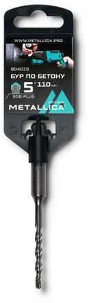 Бур METALLICA 904015, по бетону/кирпичу/камню, 5мм, SDS-PLUS, 1шт