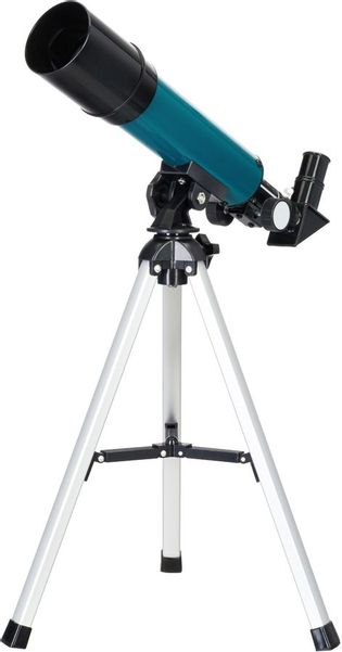 Телескоп LEVENHUK TK50 рефрактор d50мм fl360мм 100x синий [77111]