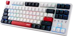 Клавиатура Acer OKR302, беспроводная, механическая, белый