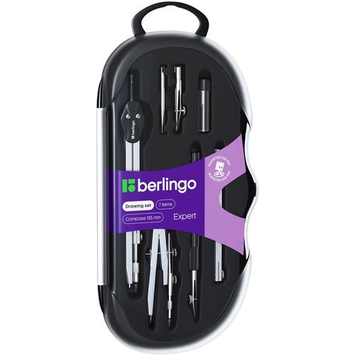Готовальня черчение Berlingo DS_00707, 13см