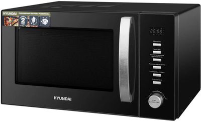 Микроволновая печь Hyundai HYM-D3028, 900Вт, 23л, черный /серебристый
