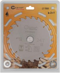 Пильный диск CUTOP 75-19024Т, 190мм, по дереву
