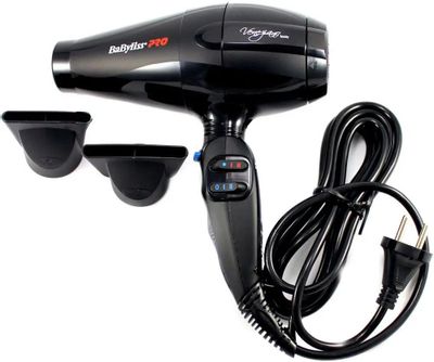 Фен BABYLISS PRO Veneziano Ionic, 2200Вт, черный – купить в Ситилинк ...