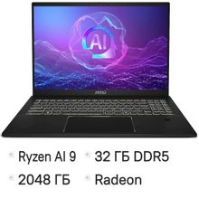 Изображение товара Ноутбук MSI Summit A16 AI+ 16 2024 трансформер IPS AMD Ryzen AI 9 32ГБ 2ТБ SSD Windows 11