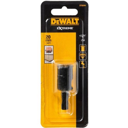 Сверло DeWALT DT6044-QZ, по кафелю/стеклу, 20мм, цилиндрический, 1шт