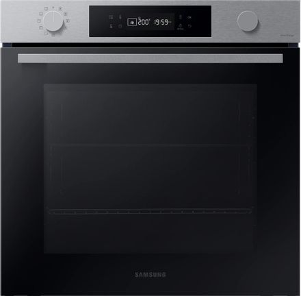 Духовой шкаф электрический Samsung NV7B4120ZAS/WT, 76л, дверца с 2 стеклами, серебристый