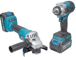 Изображение товара Набор электроинструмента EDON 29619: шуруповерт AAW-20/300BL, УШМ AAG-20/125BL, (2 инстр. в компл.) Изображение товара Набор электроинструмента EDON 29619: шуруповерт AAW-20/300BL, УШМ AAG-20/125BL, (2 инстр. в компл.)