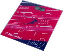 Изображение товара Напольные электронные весы MAUNFELD MBS-153G02 до 150 кг красные