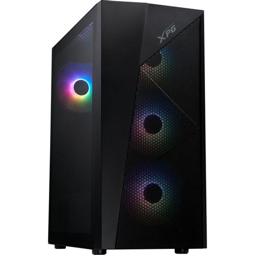 Корпус ATX XPG Lander 500, Midi-Tower, без БП, черный [lander500mta-bkcww]
