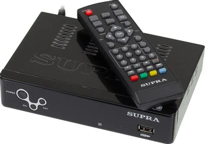 Обзор Товара Ресивер DVB-T2 Supra SDT-99, Черный (800860) В.