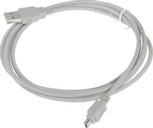 Изображение товара Кабель USB2.0  USB A(m) -  mini USB B (m),  1.8м,  серый