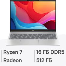 Изображение товара Ноутбук HP Pavilion 16-ag0013ci 16 дюймов IPS AMD Ryzen 7 8 ядер, 16 ГБ RAM, 512 ГБ SSD, FreeDOS
